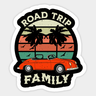 Family Road Trip Vacay Mode Sticker